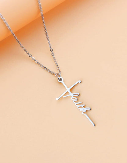 Faith Cross Pendant Necklace for Women Religious Christian Jewelry Mother'S Day Gifts for Women